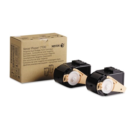 Xerox Toner, 9,000 Page-Yield, Magenta, PK2, 2PK 106R02603